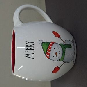 Rae Dunn Merry Snowman Mug